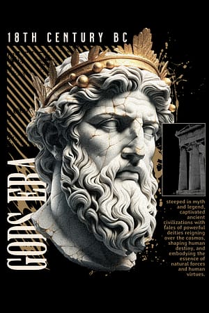 GOD'S ERA – Vintage Greek Statue Graphic Universe Tee